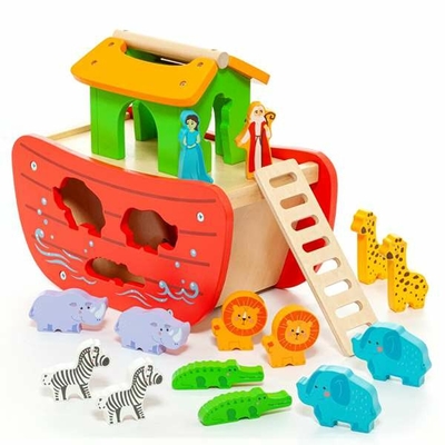 Product Playset Molto Noah's ark Ξύλο 17 Τεμάχια base image