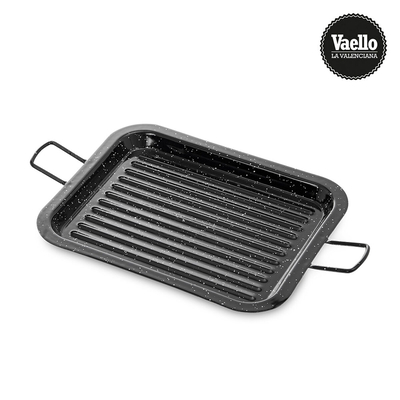 Product Τηγάνι Vaello 75462 Μαύρο Σμαλτωμένο Χάλυβα 31 x 25 cm base image