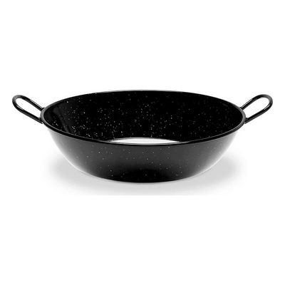 Product Βαθύ Τηγάνι με Λαβές Vaello Μαύρο Σμαλτωμένο Χάλυβα (? 28 cm) base image