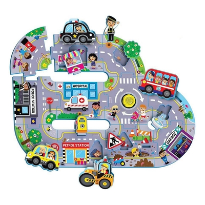 Product Παιδικό Παζλ Reig Busy City 11 Τεμάχια base image