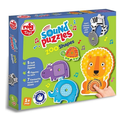 Product Παιδικό παζλ Reig Zoo Shapes Zώα Μουσικό Φάρμα base image