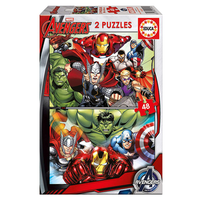 Product Παιδικό Παζλ Marvel Avengers Educa (2 x 48 pcs) base image