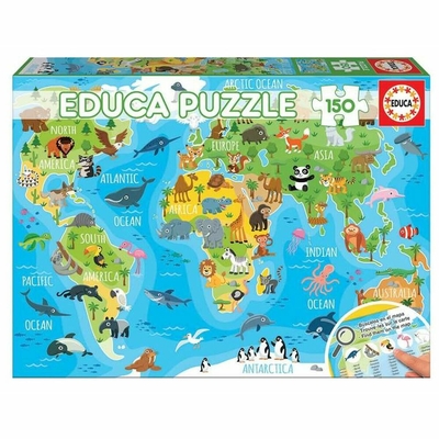 Product Παζλ Educa Animals Map (150 pcs) base image