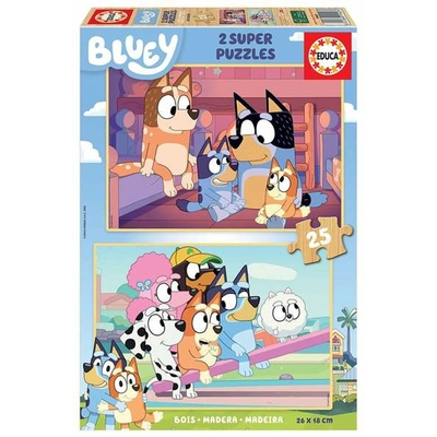 Product Σετ 2 Παζλ Bluey 25 Τεμάχια base image