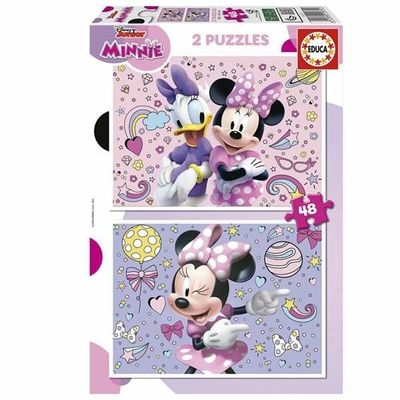 Product Σετ 2 Παζλ Educa Minnie Mouse 48 Τεμάχια base image