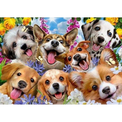 Product Παζλ Educa Doggy selfie 1000 Τεμάχια base image