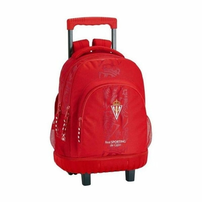 Product Σχολική Τσάντα με Ρόδες Compact Real Sporting de Gij?n SF-611972-818 Κόκκινο (32 x 45 x 21 cm) base image