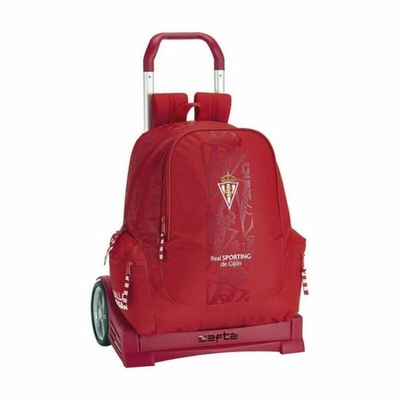 Product Σχολική Τσάντα με Ρόδες Evolution Real Sporting de Gij?n Κόκκινο base image