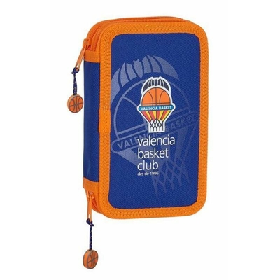 Product Σακίδιο Πλάτης για τα Μολύβια Valencia Basket M854 Μπλε Πορτοκαλί 12.5 x 19.5 x 4 cm (28 Τεμάχια) base image