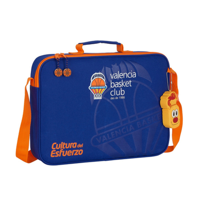 Product Σχολική Τσάντα Valencia Basket Μπλε Πορτοκαλί (38 x 28 x 6 cm) base image