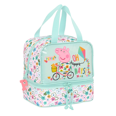 Product Τσάντα Μεταφοράς Σνακ Peppa Pig Cosy corner Ανοιχτό Μπλε (20 x 20 x 15 cm) base image