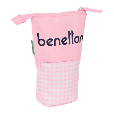 Product Κασετίνα σε Σχήμα Kούπας Benetton Vichy Ροζ (8 x 19 x 6 cm) base image