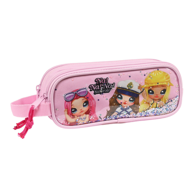 Product Διπλή Κασετίνα Na!Na!Na! Surprise Sparkles Ροζ (21 x 8 x 6 cm) base image