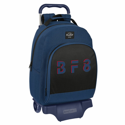 Product Σχολική Τσάντα με Ρόδες BlackFit8 Urban Μαύρο Ναυτικό Μπλε (32 x 42 x 15 cm) base image