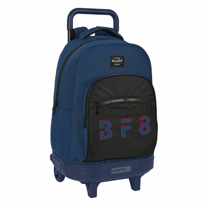 Product Σχολική Τσάντα με Ρόδες BlackFit8 Urban Μαύρο Ναυτικό Μπλε (33 x 45 x 22 cm) base image