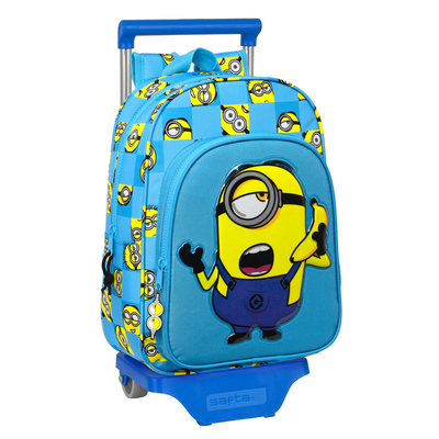 Product Σχολική Τσάντα με Ρόδες Minions Minionstatic Μπλε (26 x 34 x 11 cm) base image