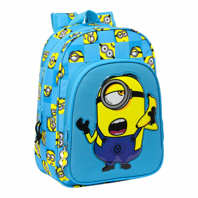 Product Σχολική Τσάντα Minions Minionstatic Μπλε (26 x 34 x 11 cm) base image