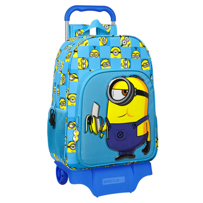 Product Σχολική Τσάντα με Ρόδες Minions Minionstatic Μπλε (33 x 42 x 14 cm) base image