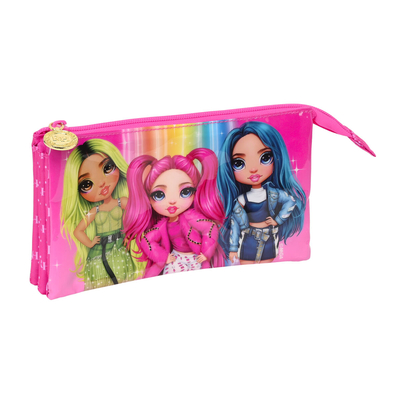 Product Τριπλή Κασετίνα Rainbow High Φούξια (22 x 12 x 3 cm) base image