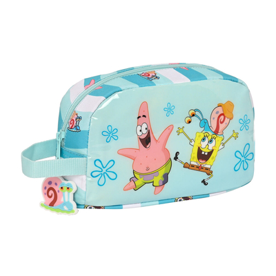 Product Τσάντα Μεταφοράς Σνακ Spongebob Stay positive Μπλε Λευκό (21.5 x 12 x 6.5 cm) base image