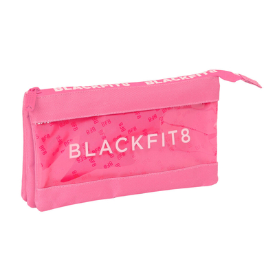 Product Τριπλή Κασετίνα BlackFit8 Glow up Ροζ (22 x 12 x 3 cm) base image
