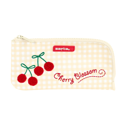 Product Κασετίνα Safta Cherry Μπεζ (23 x 11 x 1 cm) base image