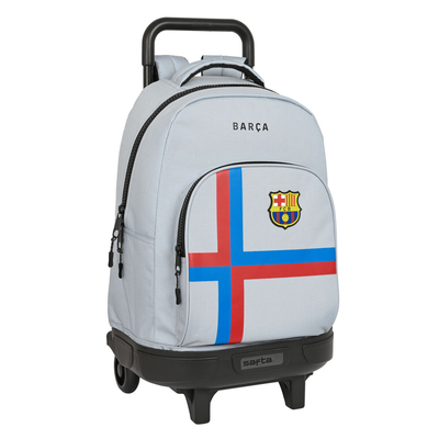 Product Σχολική Τσάντα με Ρόδες F.C. Barcelona Γκρι (33 x 45 x 22 cm) base image