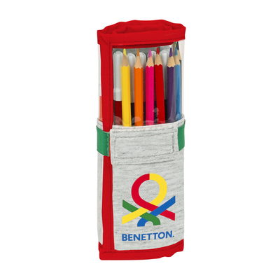 Product Κασετίνα με Aξεσουάρ Benetton Pop Γκρι (27 Τεμάχια) (7 x 20 x 7 cm) base image
