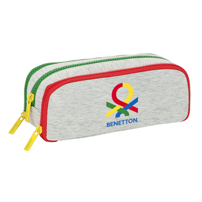 Product Τριπλή Κασετίνα Benetton Pop Γκρι (21 x 8 x 8 cm) base image