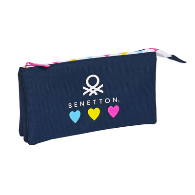 Product Τριπλή Κασετίνα Benetton Love 22 x 3 x 12 cm base image