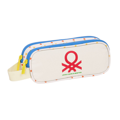 Product Διπλή Κασετίνα Benetton Topitos Λευκό (21 x 8 x 6 cm) base image