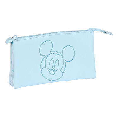 Product Τριπλή Κασετίνα Mickey Mouse Clubhouse Baby Ανοιχτό Μπλε (22 x 12 x 3 cm) base image