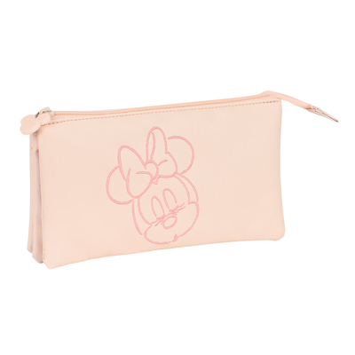 Product Τριπλή Κασετίνα Minnie Mouse Baby Ροζ (22 x 12 x 3 cm) base image