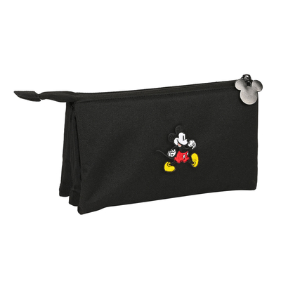 Product Τριπλή Κασετίνα Mickey Mouse Clubhouse Premium Μαύρο (22 x 12 x 3 cm) base image