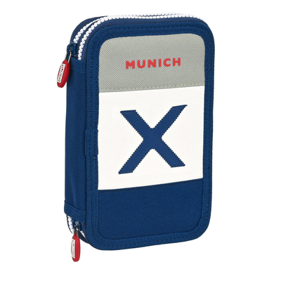 Product Κασετίνα με Aξεσουάρ Munich College Γκρι 12.5 x 19.5 x 4 cm (28 Τεμάχια) base image