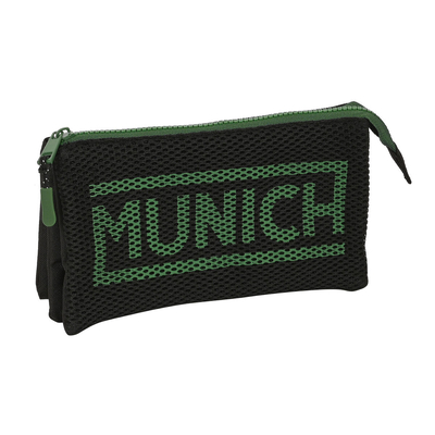 Product Τριπλή Κασετίνα Munich Caviar Μαύρο 22 x 12 x 3 cm base image