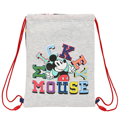 Product Σχολική Τσάντα με Σχοινιά Mickey Mouse Clubhouse Only one Ναυτικό Μπλε (26 x 34 x 1 cm) base image