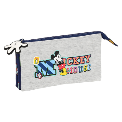 Product Τριπλή Κασετίνα Mickey Mouse Clubhouse Only one Ναυτικό Μπλε 22 x 12 x 3 cm base image