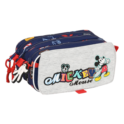 Product Τριπλή Κασετίνα Mickey Mouse Clubhouse Only one Ναυτικό Μπλε (21,5 x 10 x 8 cm) base image