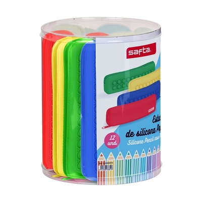Product Κασετίνα Safta Pop It Πολύχρωμο Στενό (12 Τεμάχια) base image