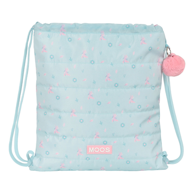 Product Σχολική Τσάντα με Σχοινιά Moos Garden Τυρκουάζ base image