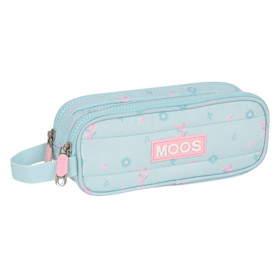 Product Διπλή Κασετίνα Moos Garden Τυρκουάζ 21 x 8 x 6 cm base image