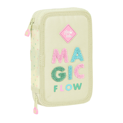 Product Κασετίνα με Aξεσουάρ Glow Lab Magic flow Μπεζ 12.5 x 19.5 x 4 cm (28 Τεμάχια) base image