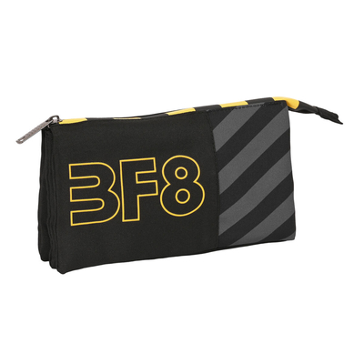 Product Τριπλή Κασετίνα BlackFit8 Zone Μαύρο 22 x 12 x 3 cm base image