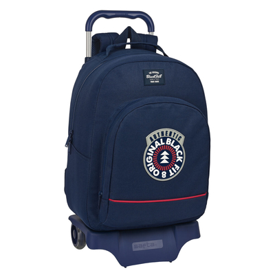 Product Σχολική Τσάντα με Ρόδες BlackFit8 Ναυτικό Μπλε 32 x 42 x 15 cm base image