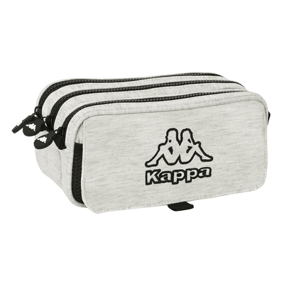 Product Τριπλή Κασετίνα Kappa Grey knit Γκρι (21,5 x 10 x 8 cm) base image