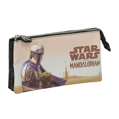 Product Διπλή Κασετίνα The Mandalorian This is the way Μαύρο 22 x 12 x 3 cm base image