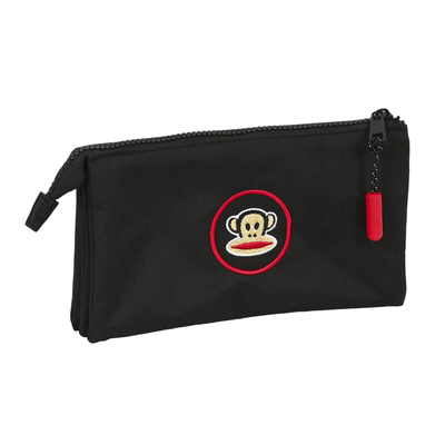 Product Τριπλή Κασετίνα Paul Frank Campers Μαύρο (22 x 12 x 3 cm) base image