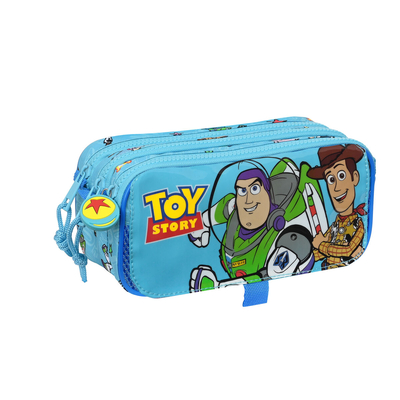Product Τριπλή Κασετίνα Toy Story Ready to play Ανοιχτό Μπλε (21,5 x 10 x 8 cm) base image