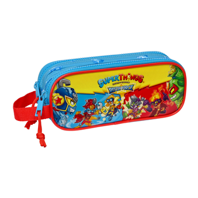 Product Διπλή Κασετίνα SuperThings Rescue force Μπλε 21 x 8 x 6 cm base image